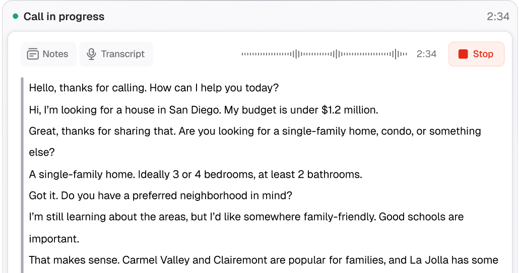 Dashboard screenshot